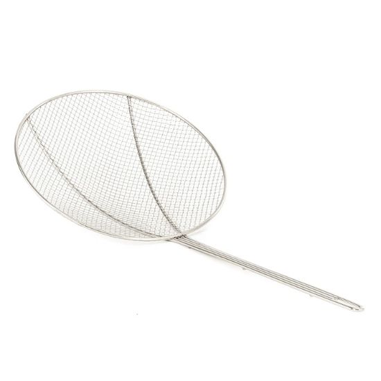 Picture of Adcraft Wire Mesh Skimmer, 12" Diameter, Chrome-plated