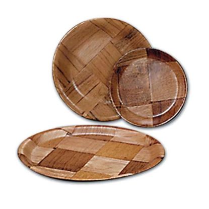 Picture of Adcraft Woven Wood Plate 10 inch diameter