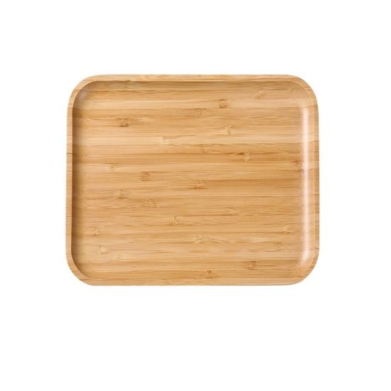 Picture of BB-112 Bamboo & Wood 12″ X 9 1/2″ X 7/8″ Rectangular Tray