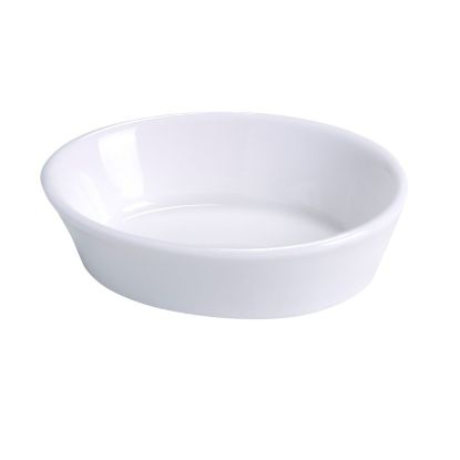 Picture of BK-005 Accessories 5 1/2″ X 3 7/8″ X 1 1/2″ Oval Baking Dish 7 oz Bone White