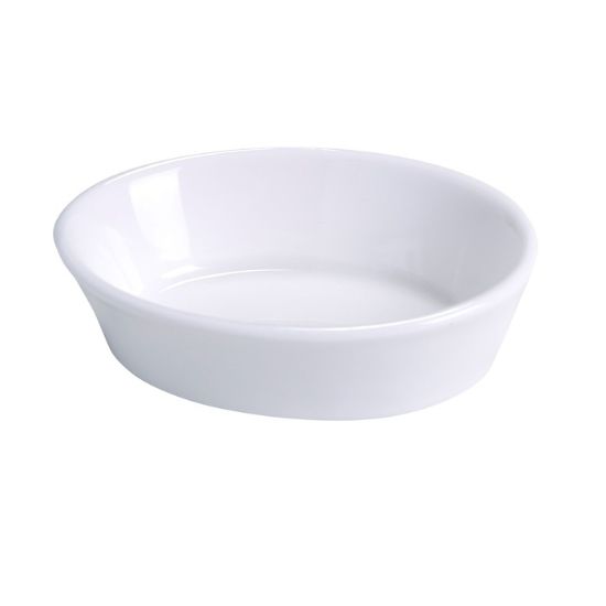 Picture of BK-005 Accessories 5 1/2″ X 3 7/8″ X 1 1/2″ Oval Baking Dish 7 oz Bone White