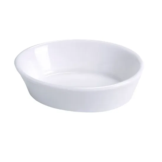 Picture of BK-005 Accessories 5 1/2″ X 3 7/8″ X 1 1/2″ Oval Baking Dish 7 oz Bone White