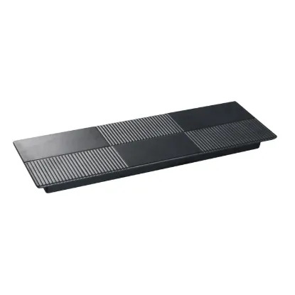 Picture of BP-2013 Black Pearl 13″ X 4 1/4″ Rectangular Display Plate
