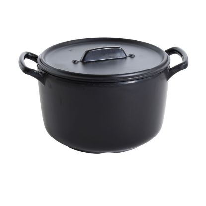 Picture of BP-4107 Black Pearl 7″ X 5 1/2″ Bowl With Handle And Lid 75 oz