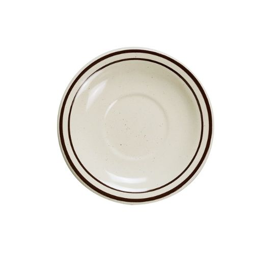 Picture of BR-2 Brown Speckled 5 1/2″ Saucer Royal