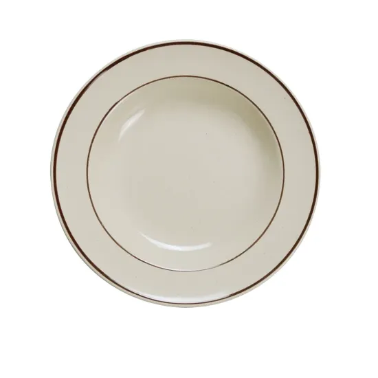 Picture of BR-3 Brown Speckled 9″ Rim Soup 10 oz