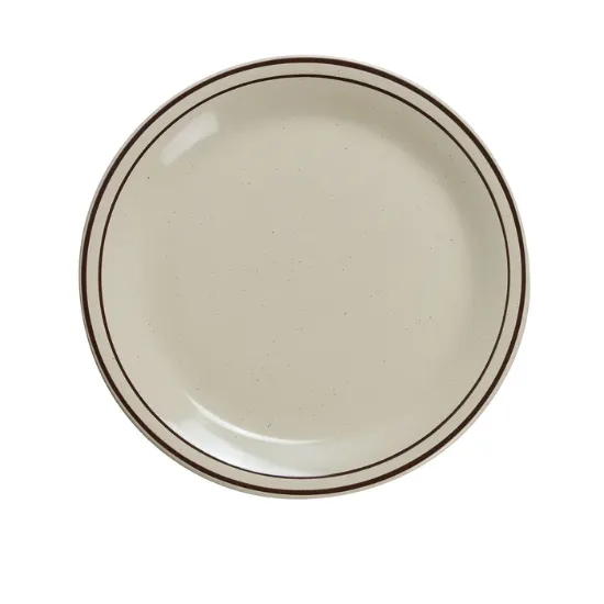 Picture of BR-5 Brown Speckled 5 1/2″ Plate