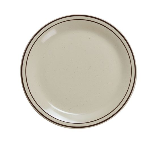 Picture of BR-9 Brown Speckled 9 1/2″ Plate