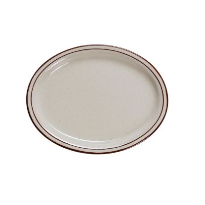 Picture of BR-12 Brown Speckled 9 1/2″ X 7 1/2″ Platter