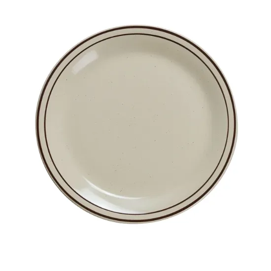 Picture of BR-16 Brown Speckled 10 1/2″ Plate