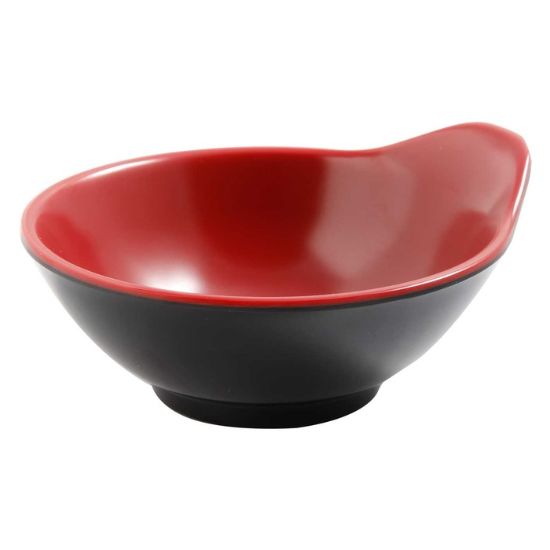 Picture of CR-3545 Black & Red 5″ Sauce Bowl 10 oz