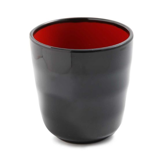 Picture of CR-9305 Black & Red 3″ X 3″ Tea Cup 7 oz