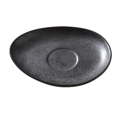 Picture of DB-002 Diamond Black 6″ X 4 1/2″ Saucer