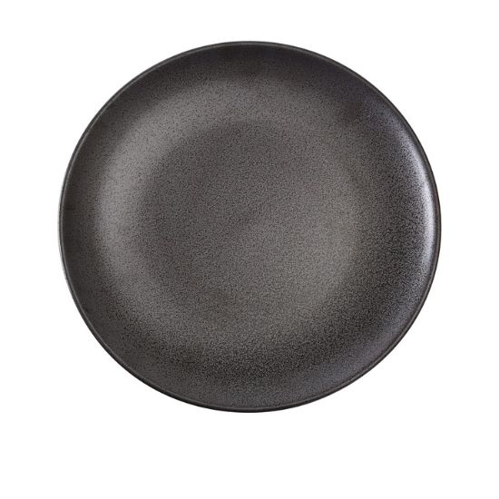 Picture of DB-109 Diamond Black 9″ X 7/8″ Coupe Shape Round Plate