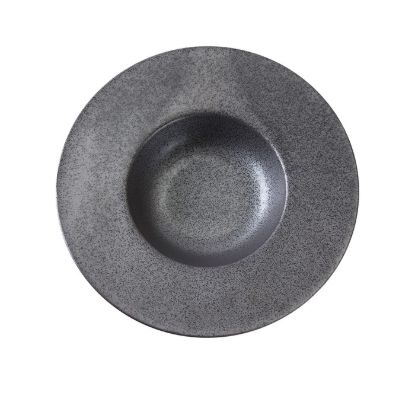 Picture of DB-610 Diamond Black 9 1/4″ X 5″ X 1 7/8″ Dessert Plate 10 oz