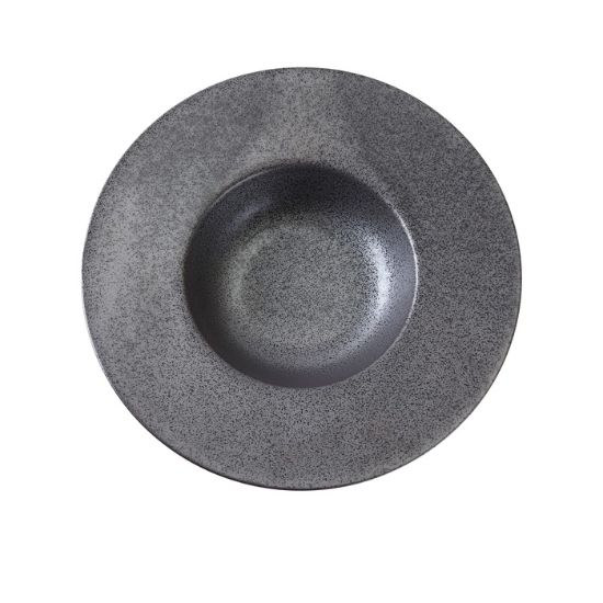 Picture of DB-610 Diamond Black 9 1/4″ X 5″ X 1 7/8″ Dessert Plate 10 oz