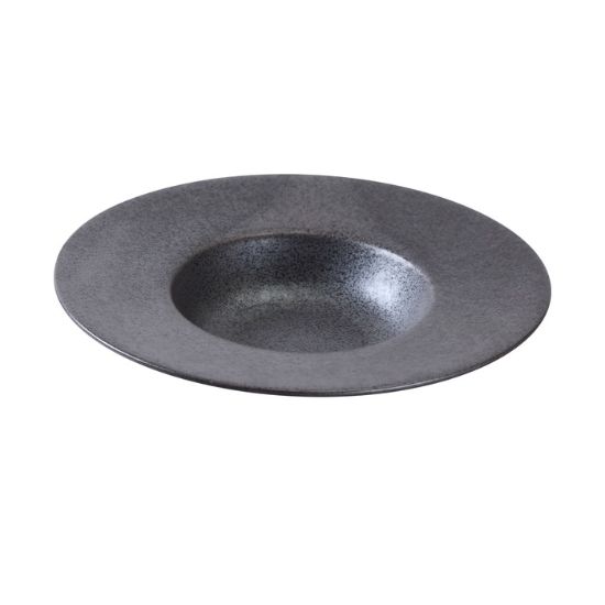 Picture of DB-611 Diamond Black 11 1/2″ X 6″ X 2 3/8″ Dessert Plate 16 oz