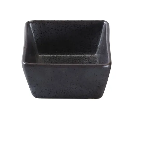 Picture of DB-4031 Diamond Black 3″ X 3″ X 1 3/4″ Square Sauce Dish 4 oz