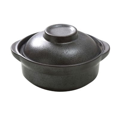 Picture of DB-4107 Diamond Black 6 1/2″ X 2 1/2″ Bowl With Lid 20 oz