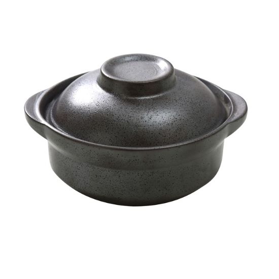 Picture of DB-4107 Diamond Black 6 1/2″ X 2 1/2″ Bowl With Lid 20 oz