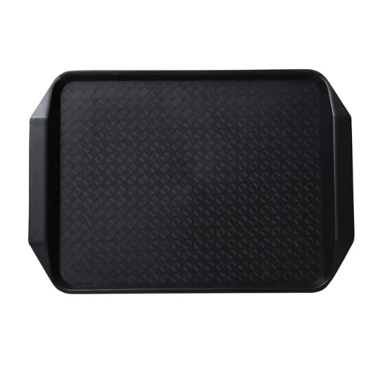 Picture of FT-803BL Serving Trays 17″ X 12″ Fast Food Tray With Handle Black