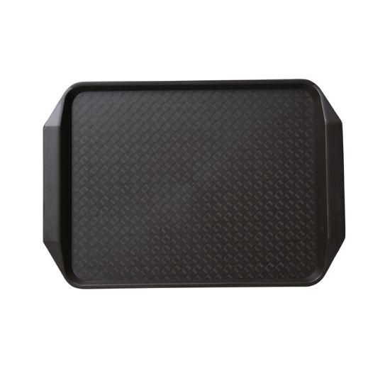 Picture of FT-803BR Serving Trays 17″ X 12″ Fast Food Tray With Handle Brown