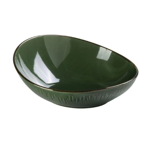 Picture of GG-707 Green Gem 7- 1/2″ X 7-1/4″ X 3-1/8″ Sheer Bowl 16 oz, Lower Side 1-3/4″ H