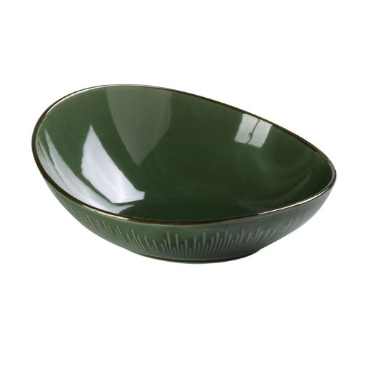 Picture of GG-711 Green Gem 11-1/2″ X 11-1/2″ X 4-3/4″ Sheer Bowl 66 oz, Lower Side 2-1/2″H