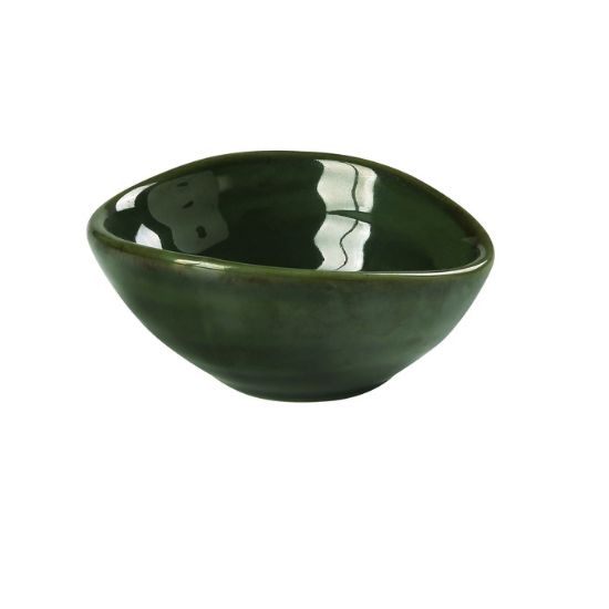 Picture of GG-804 Green Gem 4″ X 3-1/8″ X 1-1/2″ Olive Sauce Dish 2 oz