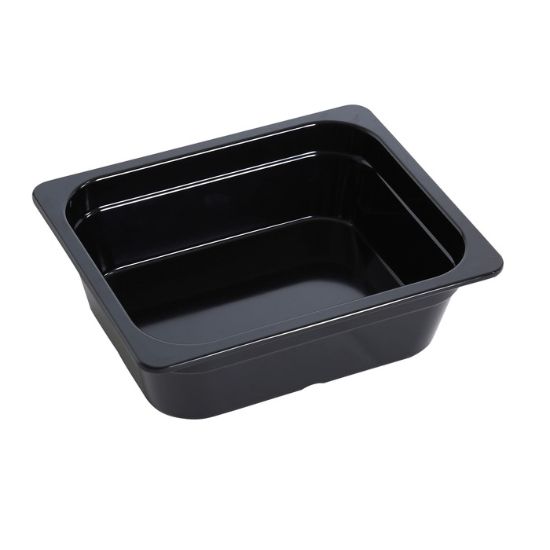 Picture of GN-213BK Gn Pan 12.8″ X 10.43″ X 3.94″ / 325 X 265 X 100Mm Pan, Gn 1/2, 3.6L Black