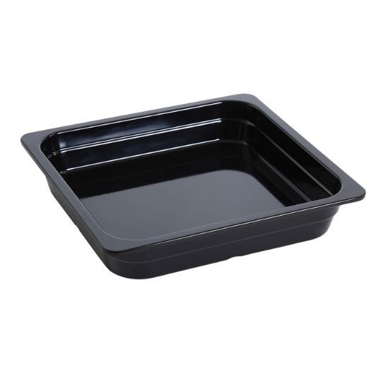 Picture of GN-313BK Gn Pan 13.94″ X 12.8″ X 2.56″ / 350 X 323 X 65Mm Pan, Gn 2/3 Black