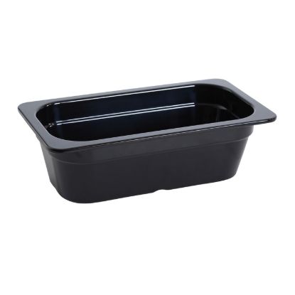 Picture of GN-513BK Gn Pan 12.8″ X 6.93″ X 3.94″ / 325 X 176 X 100Mm Pan, Gn1/3, 2.3L Black