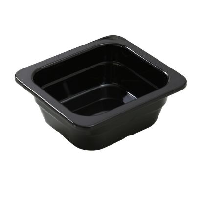 Picture of GN-706BK Gn Pan 6.93″ X 6.38″ 2.56″ / 176 X 162 X 65Mm Pan, Gn 1/6 Black