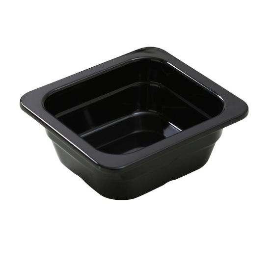 Picture of GN-706BK Gn Pan 6.93″ X 6.38″ 2.56″ / 176 X 162 X 65Mm Pan, Gn 1/6 Black