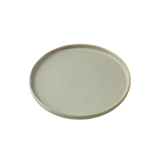 Picture of GO-110 Golden Coast 10 1/2″ X 3/4″ Round Plate With Upright Rim