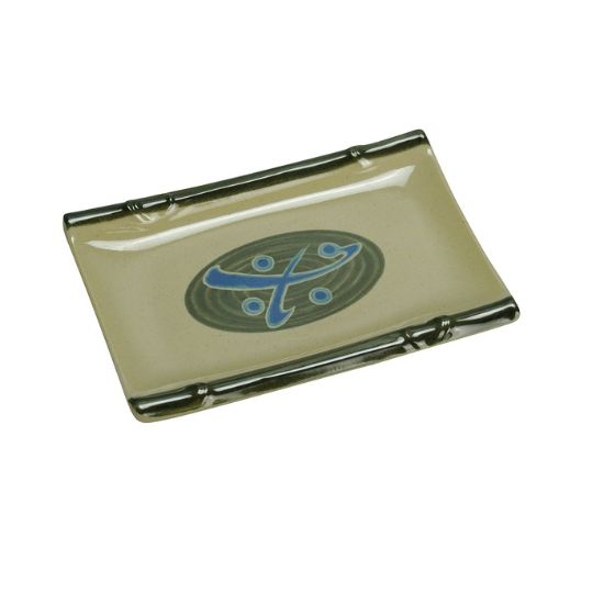Picture of JP-1502 Japanese 6 3/4″ X 4 1/2″ Rectangular Sushi Plate