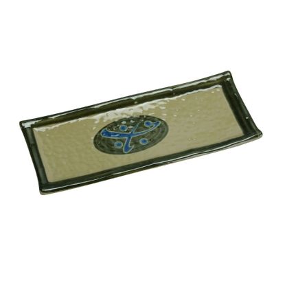 Picture of JP-1504 Japanese 10 1/4″ X 4 1/4″ Rectangular Sushi Plate