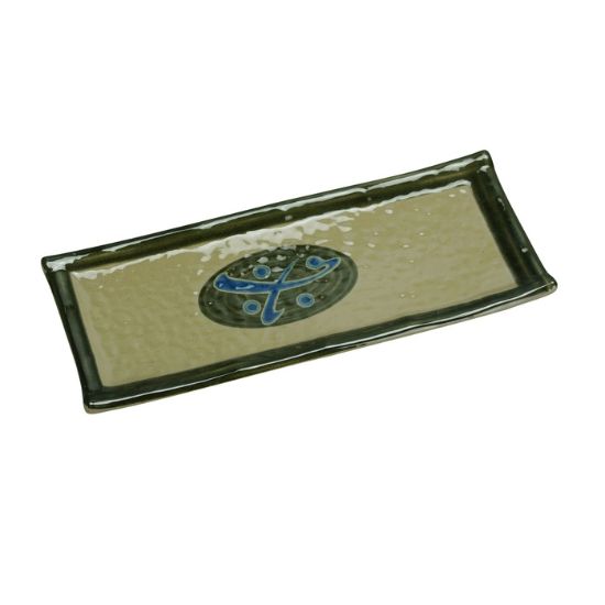 Picture of JP-1504 Japanese 10 1/4″ X 4 1/4″ Rectangular Sushi Plate