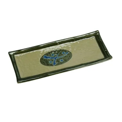 Picture of JP-1504 Japanese 10 1/4″ X 4 1/4″ Rectangular Sushi Plate