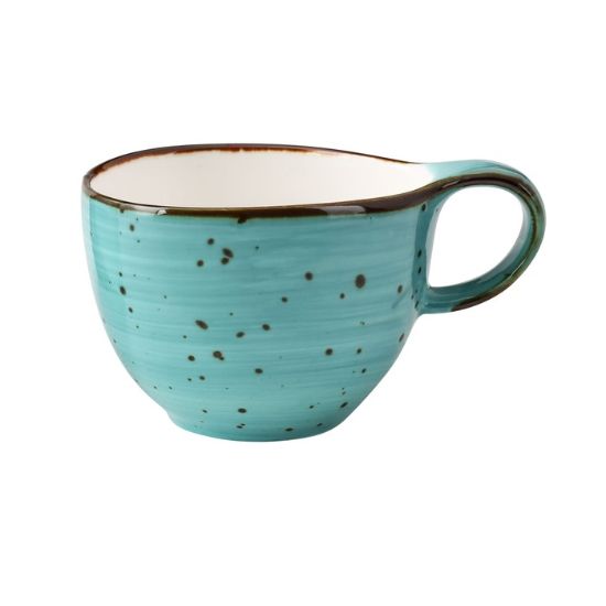 Picture of LY-001TQ Lyon-Turquoise 4″ X 2 5/8″ Coffee/Tea Cup 7 oz Turquoise