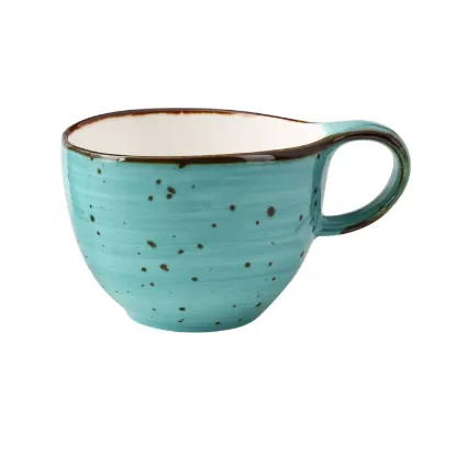 Picture of LY-001TQ Lyon-Turquoise 4″ X 2 5/8″ Coffee/Tea Cup 7 oz Turquoise