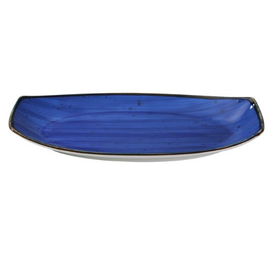 Picture of LY-213BU Lyon-Blue 13″ X 7 3/8″ X 1 1/2″ Rectangular Plate Blue