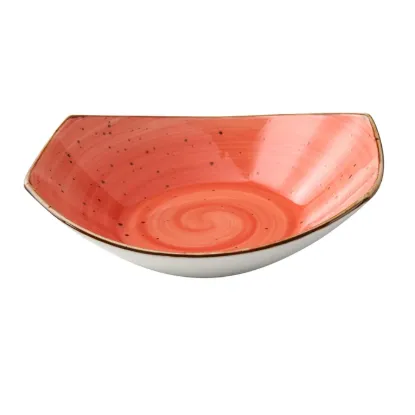 Picture of LY-309CR Lyon-Coral 9″ X 7 7/8″ X 2 3/8″ Pasta/Salad Plate 20 oz Coral