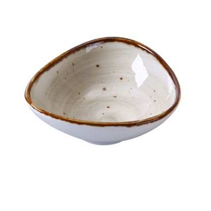 Picture of LY-404 Lyon 4 3/4″ X 4 3/8″ X 1 5/8″ Triangle Sauce Bowl 5 oz