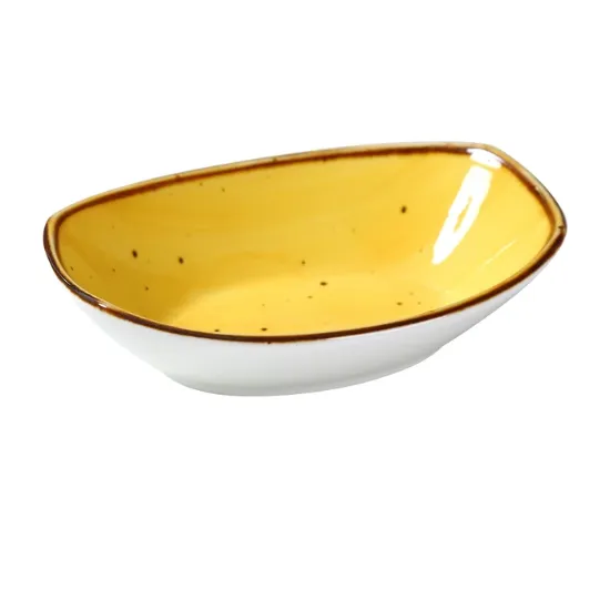 Picture of LY-405YL Lyon-Yellow 5 1/2″ X 3 3/4″ X 1 3/8″ Small Oval Dish 5 oz Yellow