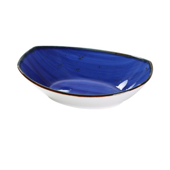 Picture of LY-407BU Lyon-Blue 7″ X 4 3/4″ X 1 3/4″ Oval Bowl 10 oz Blue