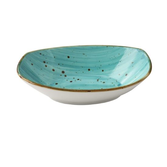 Picture of LY-409TQ Lyon-Turquoise 9″ X 6 1/4″ X 2 3/8″ Oval Bowl 20 oz Turquoise