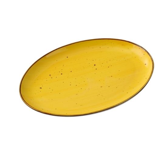 Picture of LY-2112YL Lyon-Yellow 12 X 8 1/4″ X 1 1/4″ Coupe Platter Yellow