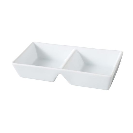 Picture of ML-727 Main Land 7 7/8″ X 4″ X 1 3/8″ Two Divided Tray 6 oz Each