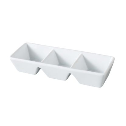Picture of ML-737 Main Land 7″ X 2 1/2″ X 1 1/4″ Three Divided Tray 1.5 oz Each